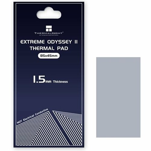 Термопрокладка Thermalright Odyssey II 85x45x1.5 мм ODYSSEY-II-85X45-1.5 термопрокладка thermalright odyssey ii termal pad 85x45x3mm odyssey ii 85x45 3 0