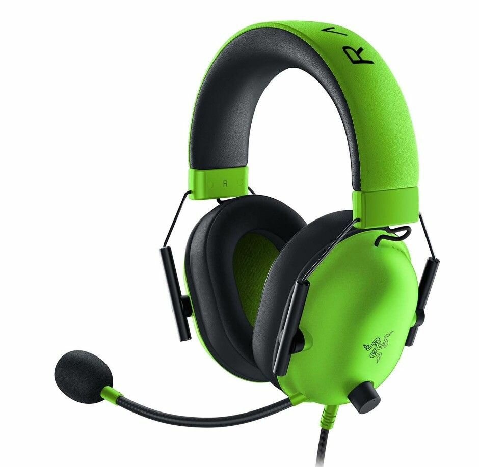 Игровые наушники Razer Blackshark V2 X - Green (RZ04-03240600-R3M1)