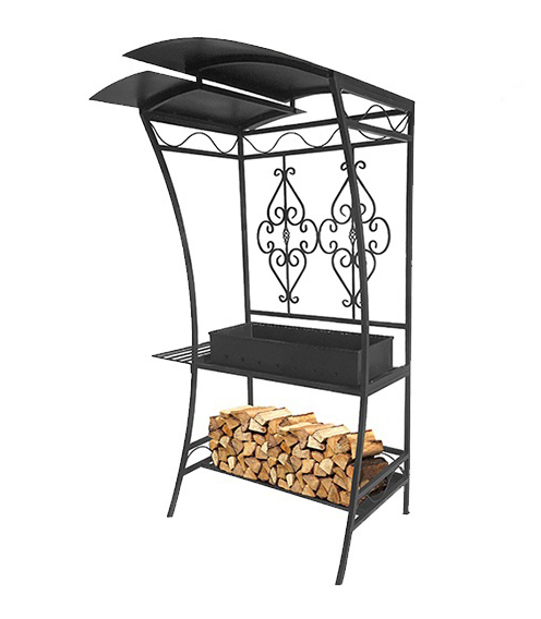 Мангал с крышей  викинг 