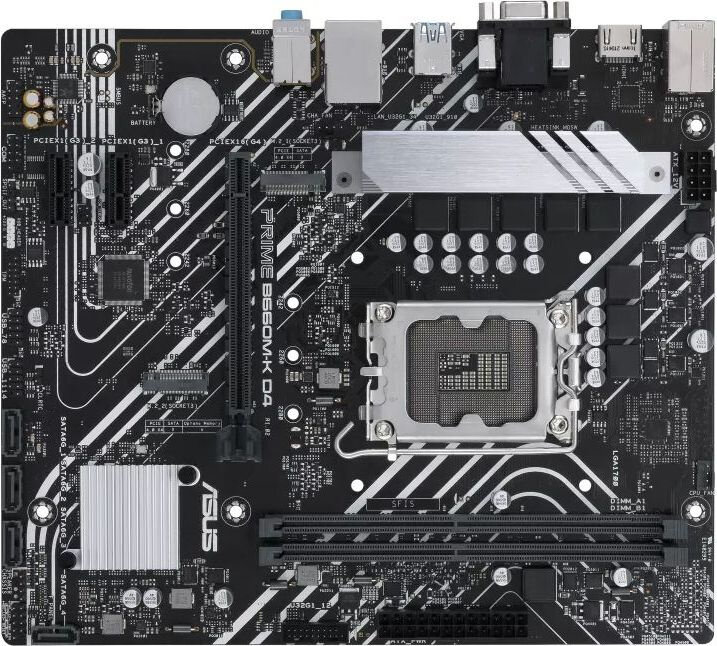 Asus PRIME B660M-K D4 {Intel B660, LGA 1700}