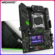 Материнская плата 2011-3 Machinist X99 MR9A PRO (X99 B85, 4DDR4 4CH, 2x PCI-Ex16, PCI-Ex4, PCI-Ex1, 2x M2 NVME, M2 Wi-Fi, USB 3.0, GBLAN, ATX)