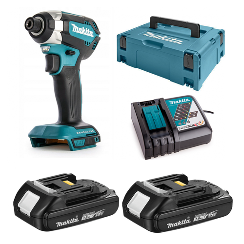 Аккумуляторный ударный винтовёрт Makita DTD153RYJ 18V 2 x 15Ah Li-Ion Makpac 2 170Нм 2937500₽