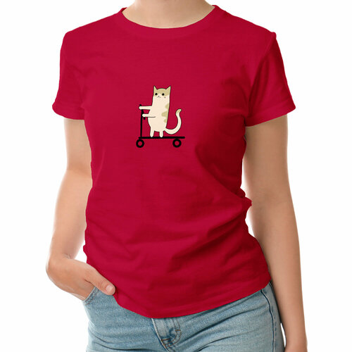 фото Футболка roly, размер l, красный