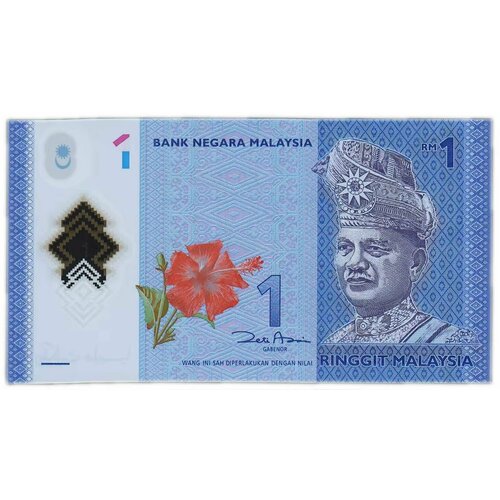 Банкнота Малайзия 1 ринггит 2012 года, король Туанку Абдул Рахман, воздушный змей