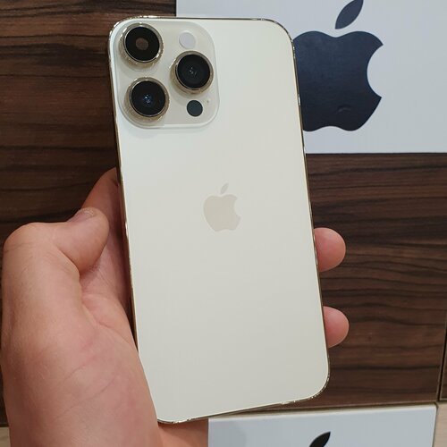 Корпус для iPhone XR в стиле iPhone 14Pro (цвет: Gold - золотой)