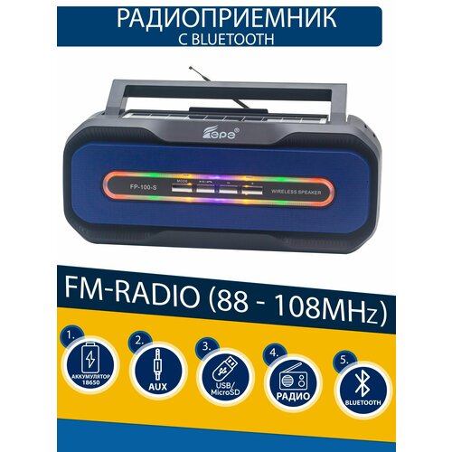 Радиоприемник EPE FP-100-S + солнечная батарея