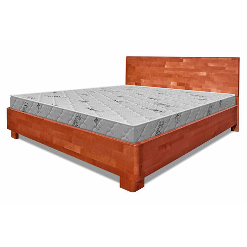 Кровать Данте New из сосны, спальное место (ШхД): 140x200, цвет: мокко 2