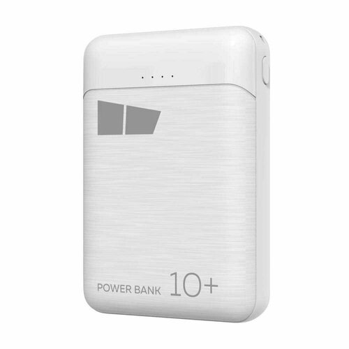 Внешний аккумулятор More choice PB32-10 10000mAh 2USB 2.1A White внешний аккумулятор 10000mah 2usb 2 1a more choice pb11 10 white