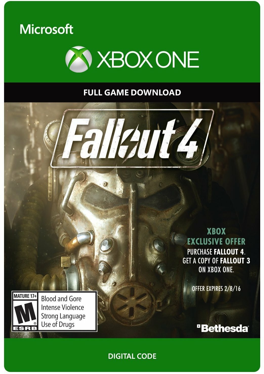 Игра Fallout 4, цифровой ключ для Xbox One/Series X|S, Русский язык, Аргентина
