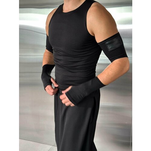 фото Лонгслив, размер m, черный вурдалак