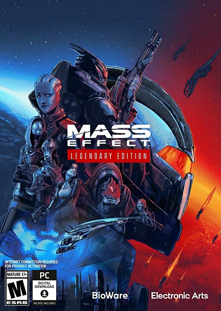 Игра Mass Effect Legendary Edition для PC, активация Steam, электронный ключ