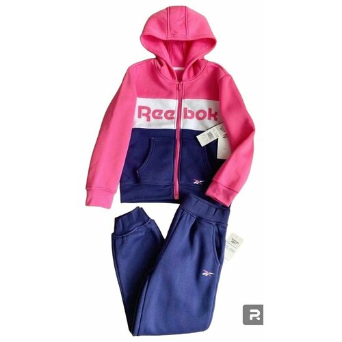Спортивная форма Reebok для девочек, размер 110, розовый