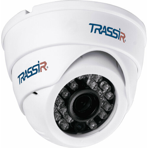 Камера IP Trassir TR-D8121IR2W CMOS 1/2.7 2.8 мм 1920 x 1080 H.264 RJ-45 Wi-Fi белый камера ip tp link vigi c320i 4mm cmos 1 3 4 мм 1920 x 1080 h 264 h 264 h 265 rj 45 lan poe белый