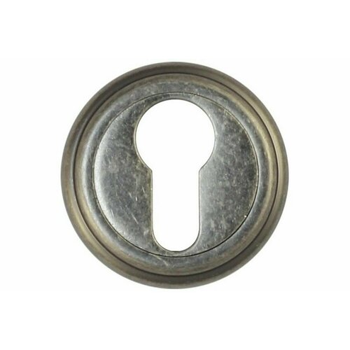 Накладка дверная под цилиндр Vantage ET03 AS состаренное серебро