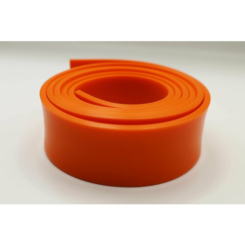 Силиконовый уплотнитель/полоса силиконовая/Лента для уплотнения 1 метр, оранжевая 30х3 мм