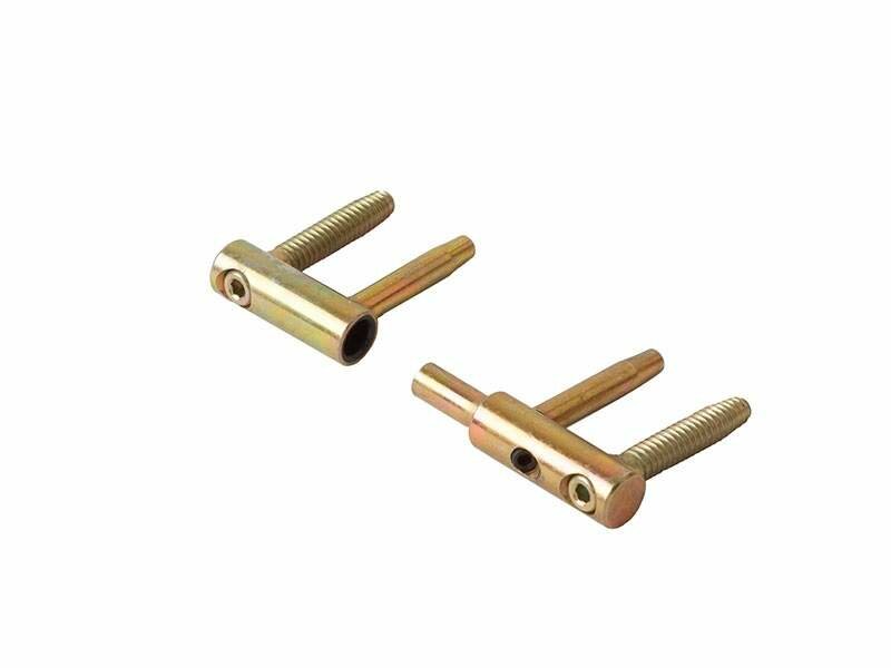 фото Петля ввертная, ELEMENTIS, 4-штыревая, 3D, диаметр 14 мм, сталь, бихромат