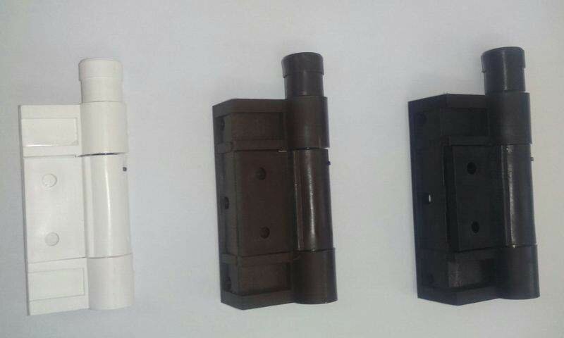 фото Петля для дверной москитной сетки усиленная с доводчиком, коричневая