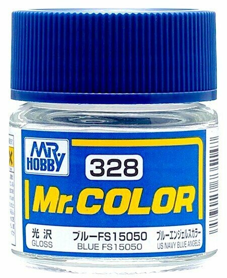 MR.HOBBY Mr.Color Blue FS15050 (US Navy Blue Angels) Синий глянцевый Краска акриловая 10мл