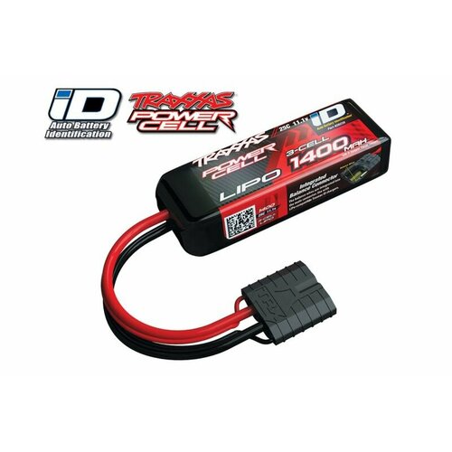 Запчасти для Traxxas TRAXXAS Battery 1400mah 11.1v 3-Cell 25C LiPO Battery (iD Plug)