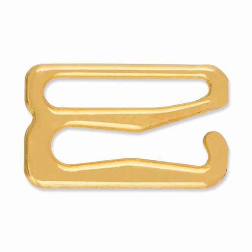 Крючок для бюстгальтера BLITZ металл, 12 мм, 50 шт, под золото (HPK-12)