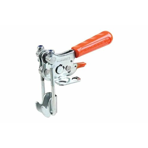 Защелка вертикальная из нержавейки со стопорной рукояткой KUKAMET S351-4-L, макс. усилие 715 кг