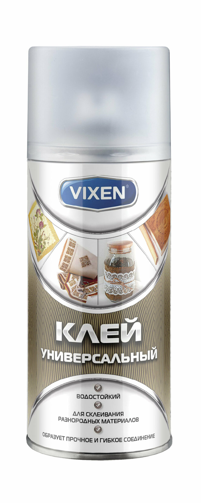 Клей-спрей универсальный (210 мл) аэрозоль VIXEN VX90014