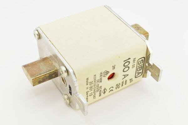 Предохранитель SIBA 2000113.1, Предохранитель NH00 100A gG 500V, 1шт