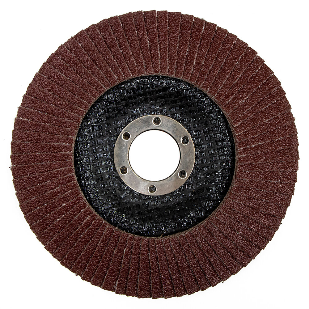 Лепестковый диск торцевой плоский DORN КЛТ-1 Р120, 125х22 мм - фотография № 2