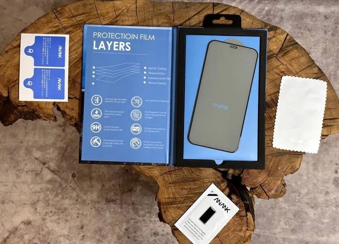 Защитное стекло для iPhone 12 ANANK Reinforced Edge Class 2.5D