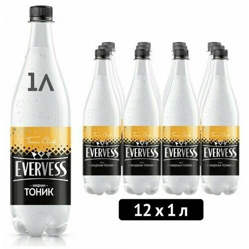 Evervess Tonic 1л* 12 шт, газированный напиток