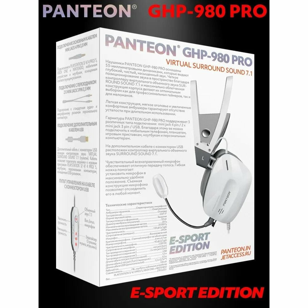 Игровые наушники JETACCESS PANTEON GHP-980 PRO — фото 18