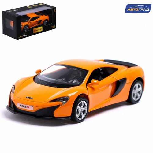 фото Машина металлическая mclaren 650s, 1:32, открываются двери, инерция, цвет оранжевый россия