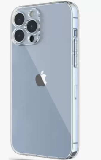 Чехол TPU IPh 14 Pro Max Clear Case, прозрачный, тонкий, для Apple iPhone 14 Pro Max — фото 1