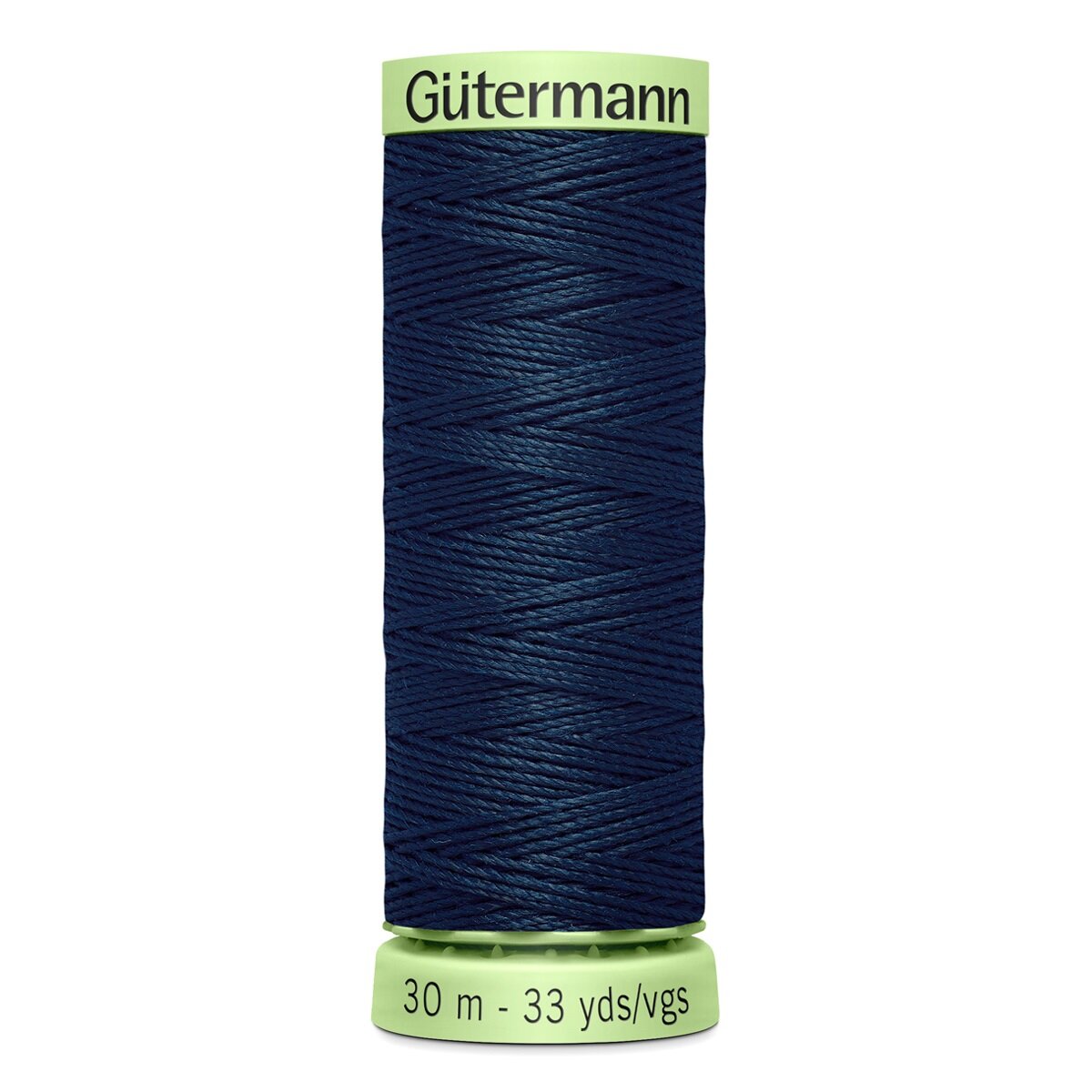 Нитки швейные Top Stitch 30/30 м для декоративной отстрочки, 100% полиэстер, Gutermann 744506 (487 тёмный сине-зеленый), 5 шт