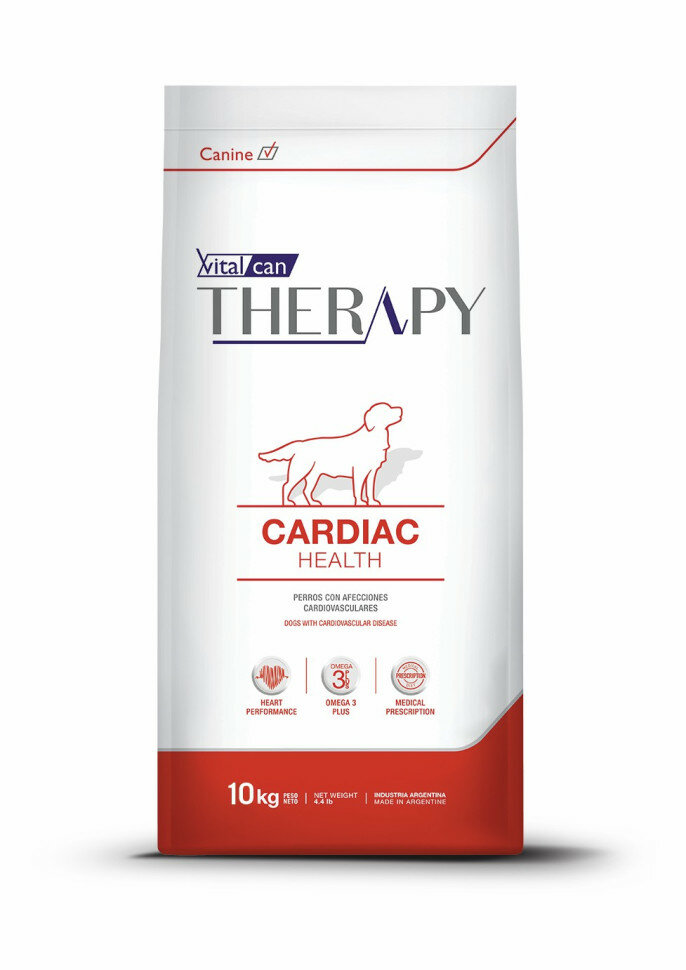 Vitalcan Therapy Canine Cardiac Health сухой корм для собак при болезнях сердца с курицей - 10 кг