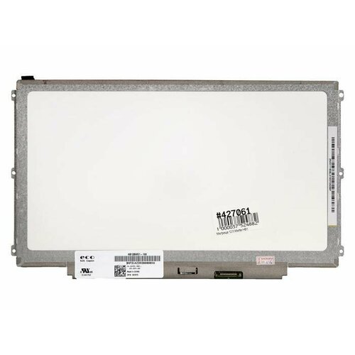 Матрица 12.5 Matte HB125WX1-100, WXGA HD 1366x768, 30 Lamels DisplayPort, cветодиодная (LED