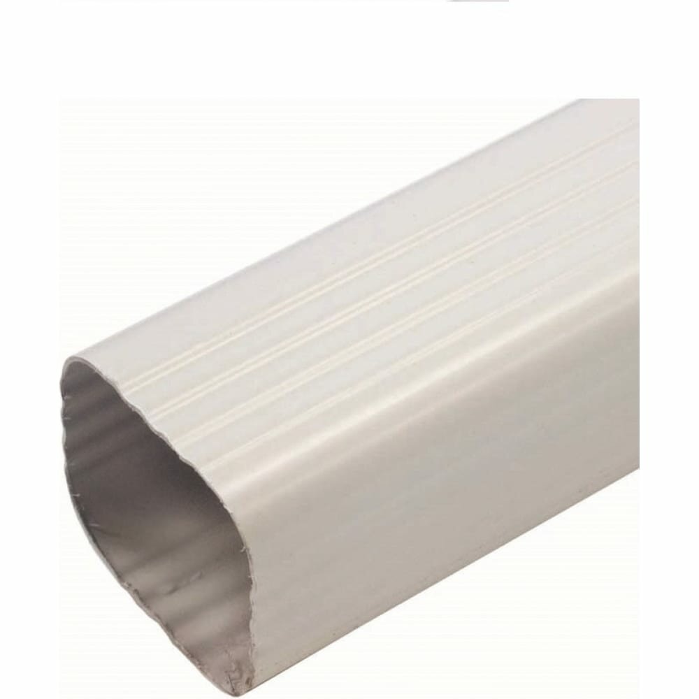 фото Водосточная труба MUROl ПВХ, 3 метра, U110/67, белый TW30