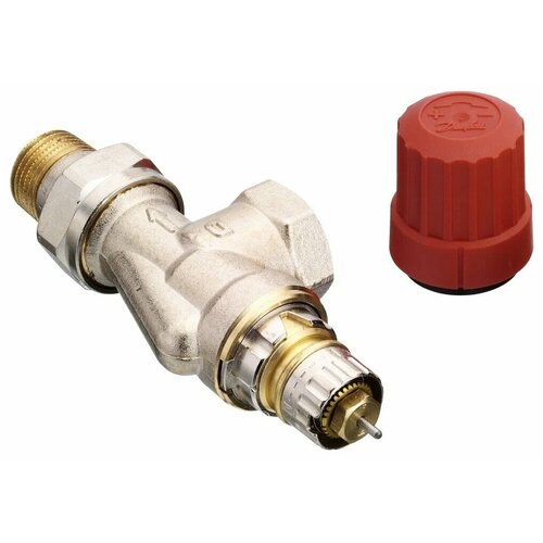 Термостатический клапан 1/2" НР-ВР, угловой, серия RTR-N UK, Danfoss 013G7048 lnd