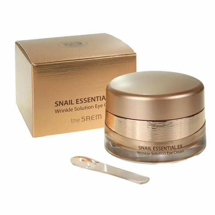 The Saem Антивозрастной крем для кожи вокруг глаз с муцином улитки 30 мл Snail Essential EX Wrinkle Solution Eye Cream