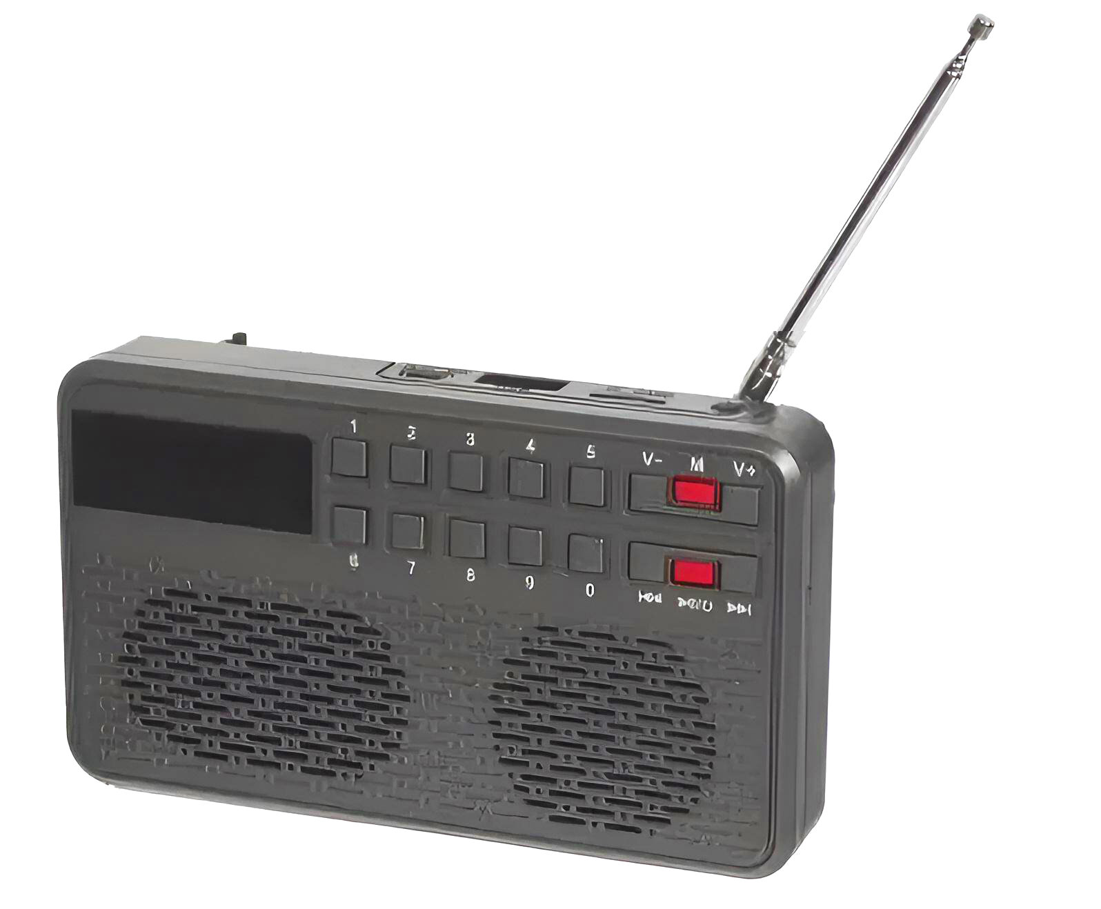 Карманный радиоприемник с MP-3 MAKS MR-270, USB, серый