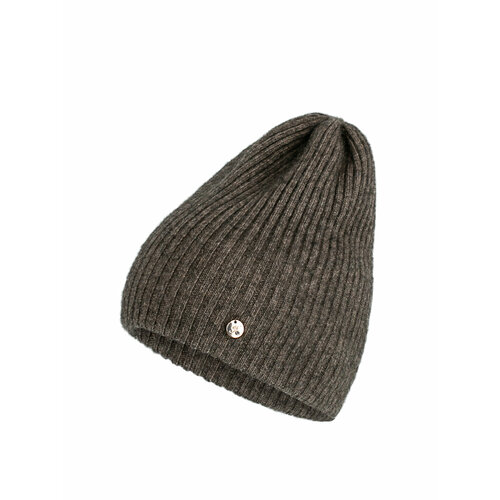 фото Шапка бини ferz, размер 56-58, коричневый