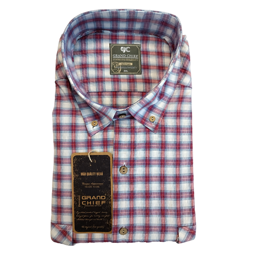 фото Рубашка grand chief, размер 3xl(62), красный