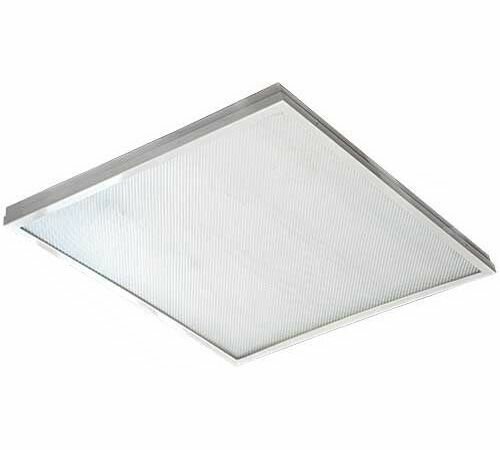 Ecola LED panel встраив. (со ступенькой) панель с драйвером внутри 36W 220V 4200K Призма 595x595x25