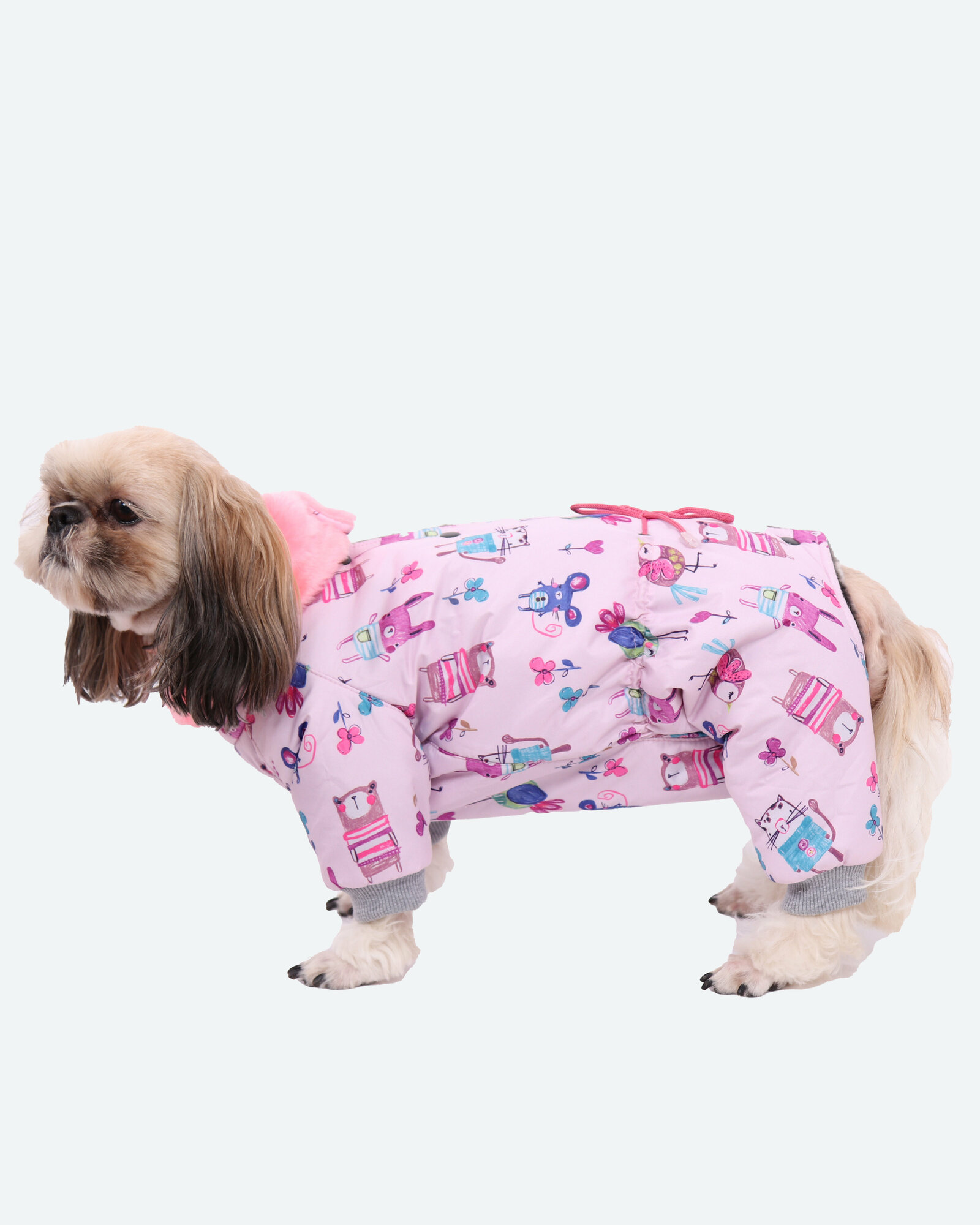 Комбинезон для собак Yoriki "Розовый сон" девочка р-р XL - фотография № 11