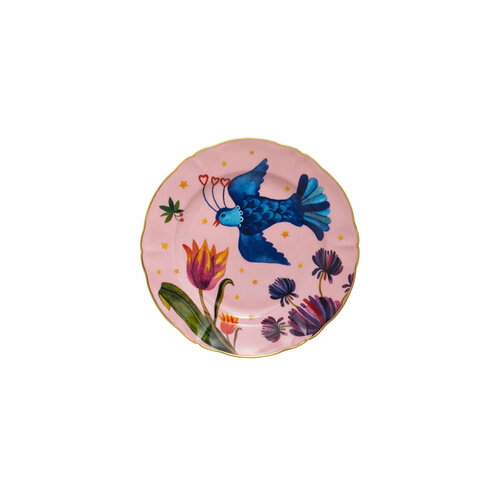Фарфоровая тарелка Little Bird от итальянского бренда Bitossi из серии Funky Table