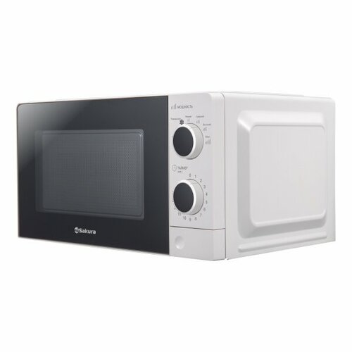 Микроволновая печь SAKURA SA-7055W белый микроволновая печь bq mwo 20004st w 20 л 700 вт переключатели кнопки белый