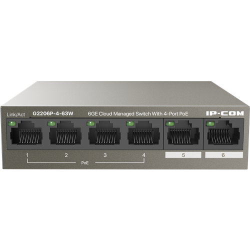Коммутатор свитч IP-COM G2206P-4-63W 570400₽