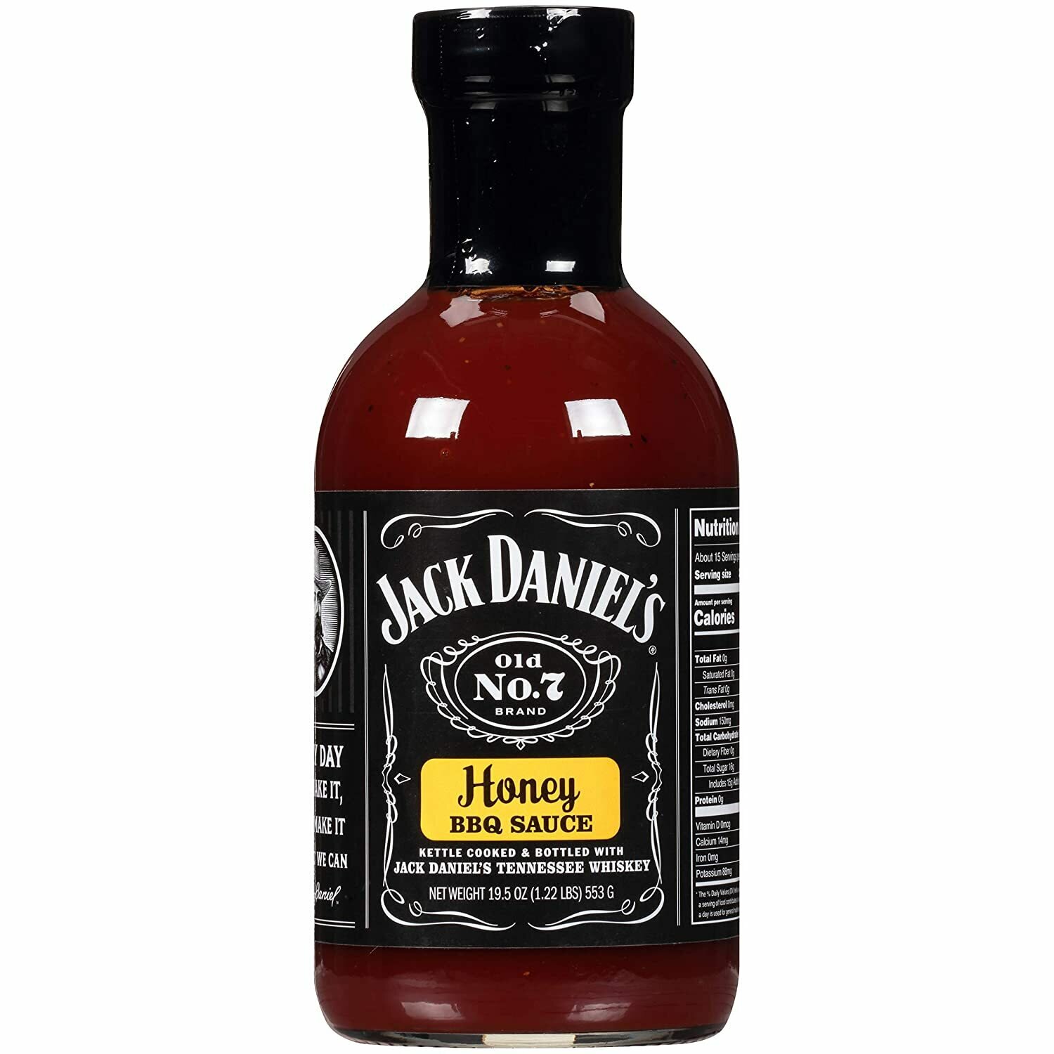 Соус "Jack Daniel's Honey BBQ Sauce" (медовый соус для барбекю), 1шт