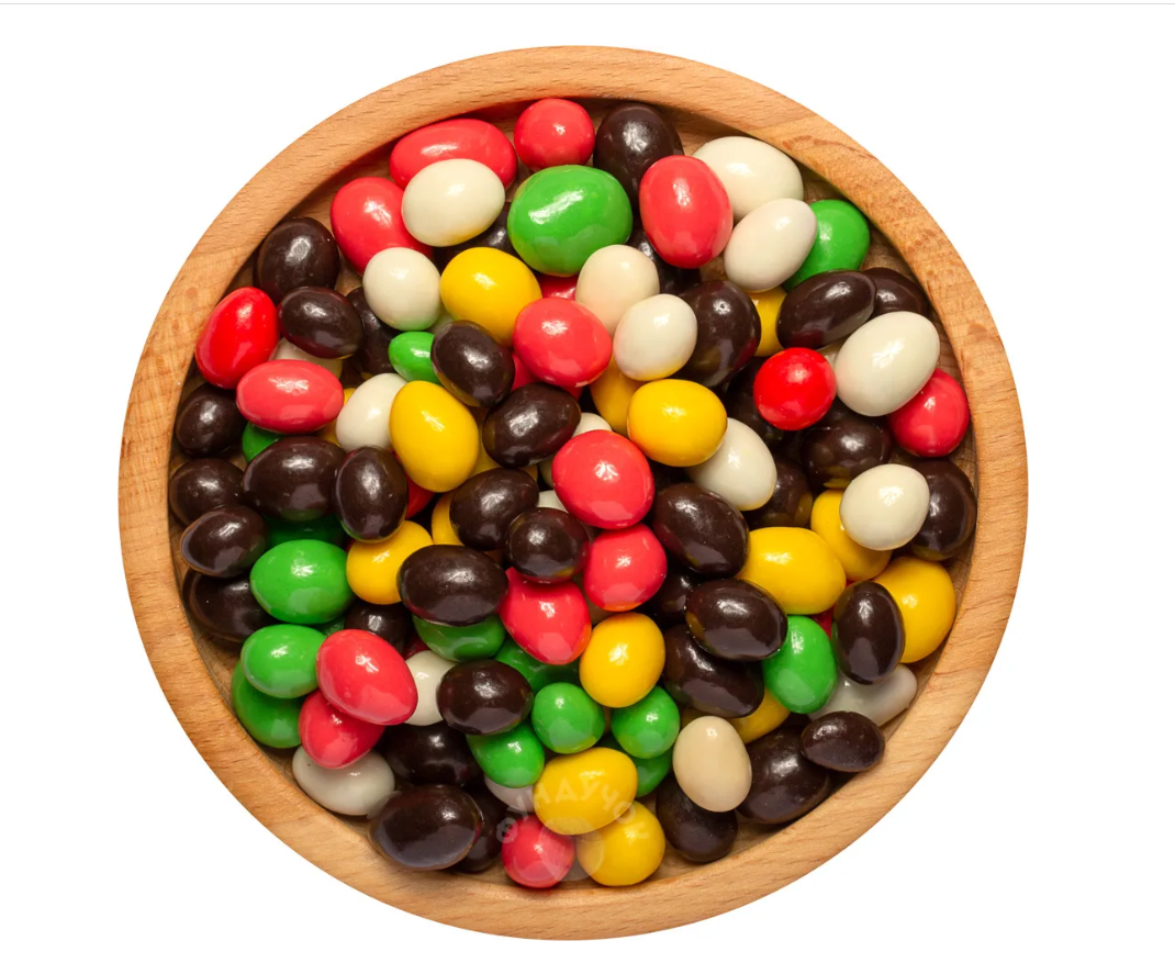 Драже цветное арахис в шоколадной глазури, 250 г