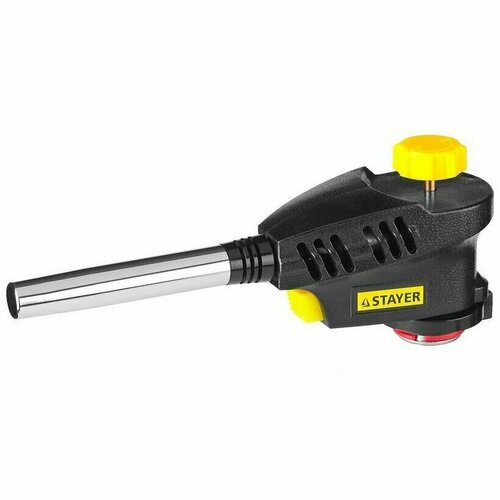 фото Stayer proterm turbo pg300 газовая горелка с пъезоподжигом, на баллон с цанговым соединением, 1300